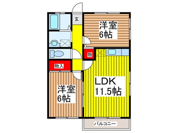 ルク―ルの物件間取画像